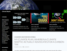 Tablet Screenshot of climate-skeptic.com